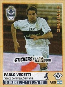 Cromo Vegetti - Fùtbol Argentino 2014 n. 129 - Panini