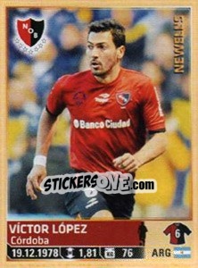 Figurina Victor Lopez - Fùtbol Argentino 2014 n. 183 - Panini