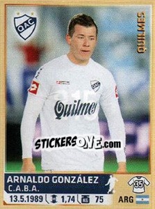 Figurina A. Gonzalez - Fùtbol Argentino 2014 n. 215 - Panini