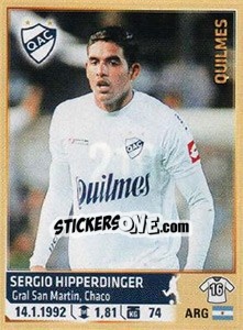 Figurina Hipperdinger - Fùtbol Argentino 2014 n. 218 - Panini