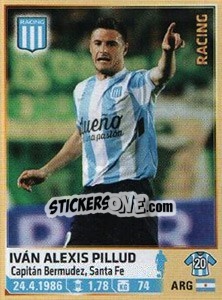 Figurina Pillud - Fùtbol Argentino 2014 n. 227 - Panini