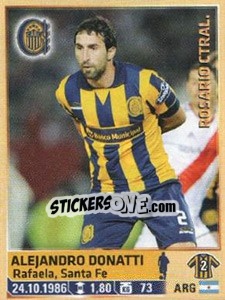 Cromo Donatti - Fùtbol Argentino 2014 n. 258 - Panini