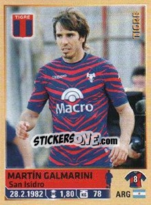 Figurina Galmarini - Fùtbol Argentino 2014 n. 290 - Panini