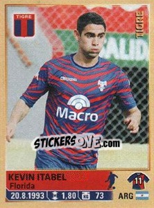 Figurina Itabel - Fùtbol Argentino 2014 n. 293 - Panini