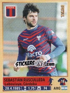 Figurina Rusculleda - Fùtbol Argentino 2014 n. 295 - Panini