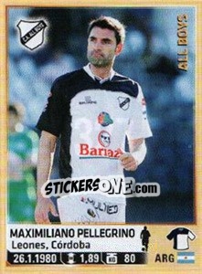 Figurina Pellegrino - Fùtbol Argentino 2014 n. 327 - Panini