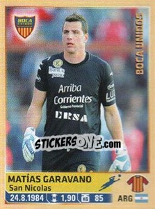 Figurina Garavano - Fùtbol Argentino 2014 n. 350 - Panini