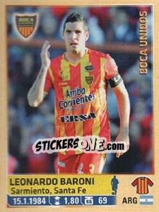 Figurina Baroni - Fùtbol Argentino 2014 n. 351 - Panini