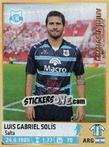 Cromo Solis - Fùtbol Argentino 2014 n. 392 - Panini