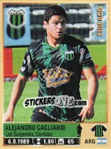 Figurina Alejandro Gagliardi - Fùtbol Argentino 2014 n. 431 - Panini