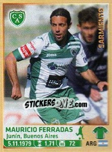 Figurina Ferradas - Fùtbol Argentino 2014 n. 466 - Panini