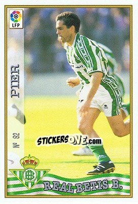 Cromo 82. PIER - Las Fichas De La Liga 1997-1998 n. 124 - Mundicromo
