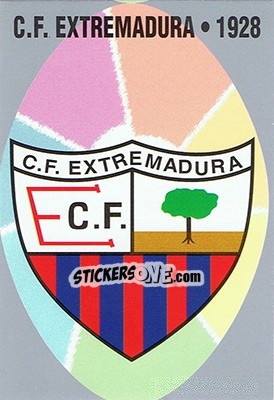 Cromo 447. C.F. EXTREMADURA - Las Fichas De La Liga 1997-1998 n. 637 - Mundicromo