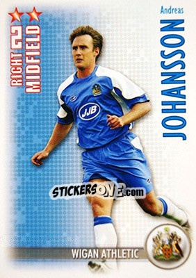 Figurina Andreas Johansson - Shoot Out Premier League 2006-2007 n. 352 - Magicboxint