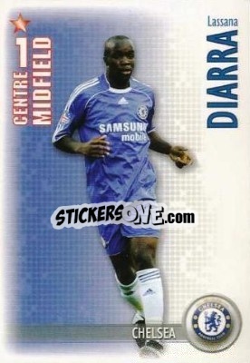 Cromo Lassana Diarra - Shoot Out Premier League 2006-2007 n. u21 - Magicboxint