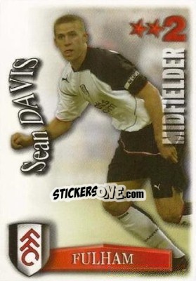Cromo Sean Davis - Shoot Out Premier League 2003-2004 n. 154 - Magicboxint