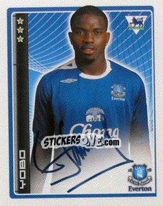 Cromo Joseph Yobo - Premier League Inglese 2006-2007 n. 161 - Merlin