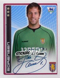 Cromo Thomas Sorensen - Premier League Inglese 2006-2007 n. 32 - Merlin