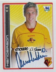 Cromo Darius Henderson - Premier League Inglese 2006-2007 n. 469 - Merlin