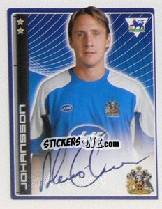 Figurina Andreas Johansson - Premier League Inglese 2006-2007 n. 513 - Merlin