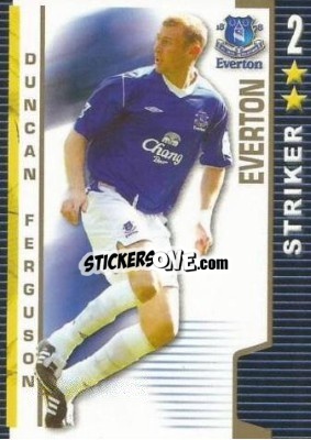 Figurina Duncan Ferguson - Shoot Out Premier League 2004-2005 n. 159 - Magicboxint
