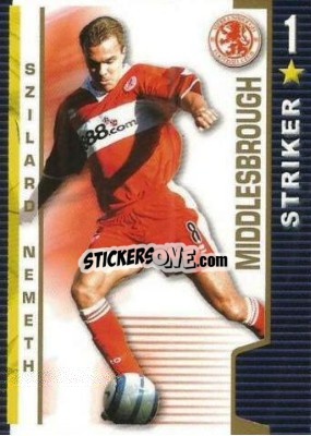 Figurina Szilard Nemeth - Shoot Out Premier League 2004-2005 n. 250 - Magicboxint