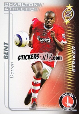Figurina Darren Bent - Shoot Out Premier League 2005-2006 n. 108 - Magicboxint