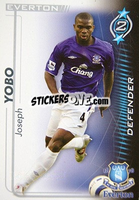 Cromo Joseph Yobo - Shoot Out Premier League 2005-2006 n. 131 - Magicboxint