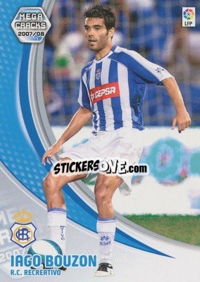Figurina Iago Bouzón - Liga 2007-2008. Megacracks n. 258 - Panini