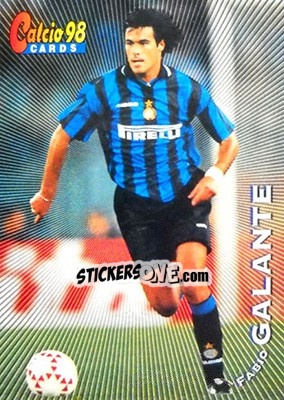 Figurina Fabio Galante - Calcio Cards 1997-1998 n. 63 - Panini