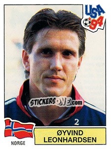 Cromo OYVIND LEONHARDSEN - FIFA World Cup USA 1994 n. 349 - Panini