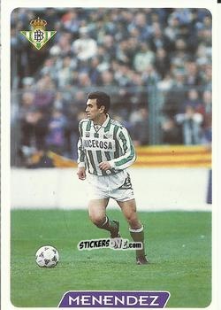 Figurina Menendez - Las Fichas De La Liga 1995-1996 n. 47 - Mundicromo
