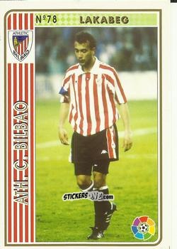 Figurina Lakabeg - Las Fichas De La Liga 1994-1995 n. 78 - Mundicromo