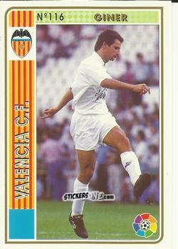 Figurina Giner - Las Fichas De La Liga 1994-1995 n. 116 - Mundicromo