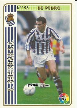 Figurina De Pedro - Las Fichas De La Liga 1994-1995 n. 195 - Mundicromo