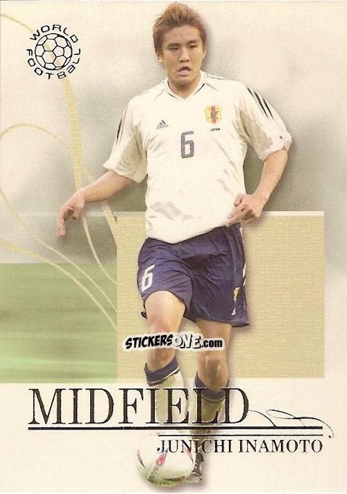 Cromo Junichi Inamoto - World Football UNIQUE 2005 n. 25 - Futera