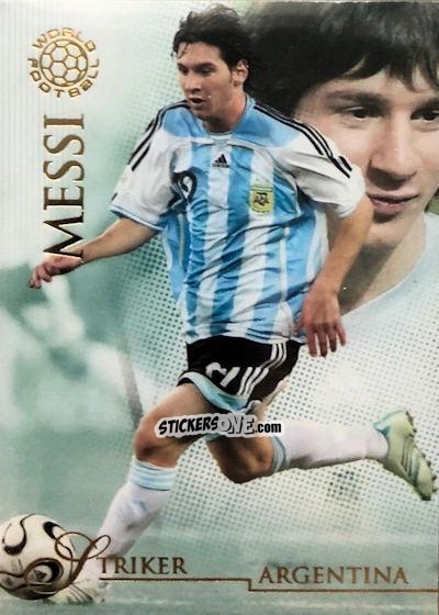 Cromo Messi Lionel - World Football UNIQUE 2007 n. 81 - Futera