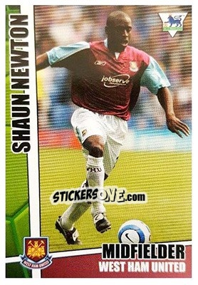 Cromo Shaun Newton - Premier Stars 2005-2006 n. 209 - Merlin