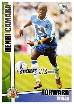 Cromo Henri Camara - Premier Stars 2005-2006 n. 224 - Merlin