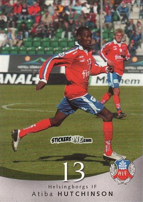 Sticker Atiba Hutchinson - The Card Cabinet Allsvenskan Football 2004 n. 86 - Thecardcabinet
