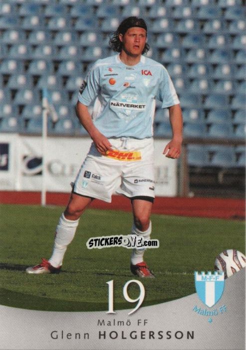 Cromo Glenn Holgersson - The Card Cabinet Allsvenskan Football 2004 n. 120 - Thecardcabinet