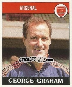 Figurina George Graham - UK Football 1988-1989 n. 14 - Panini