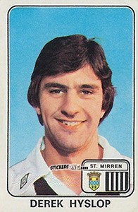 Cromo Derek Hyslop - UK Football 1978-1979 n. 592 - Panini