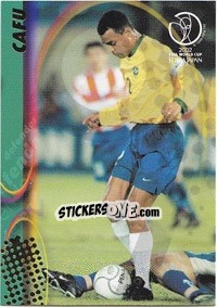 Sticker Cafu - FIFA World Cup Korea/Japan 2002. Trading Cards n. 31 - Panini