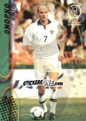 Figurina Viktor Onopko - FIFA World Cup Korea/Japan 2002. Trading Cards n. 96 - Panini