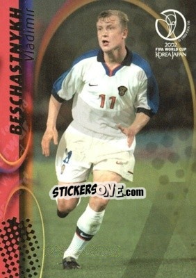 Cromo Vladimir Beschastnykh - FIFA World Cup Korea/Japan 2002. Trading Cards n. 99 - Panini