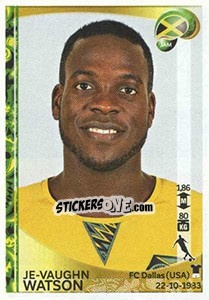Cromo Je-Vaughn Watson - Copa América Centenario. USA 2016 n. 270 - Panini