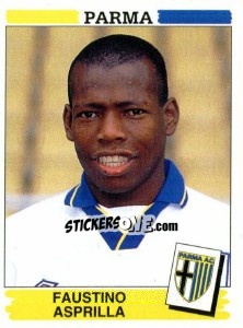 Sticker Faustino Asprilla - Calciatori 1994-1995 n. 275 - Panini