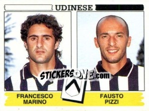 Cromo Francesco Marino / Fausto Pizzi - Calciatori 1994-1995 n. 520 - Panini