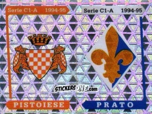 Figurina Stemma Pistoiese / Prato - Calciatori 1994-1995 n. 570 - Panini